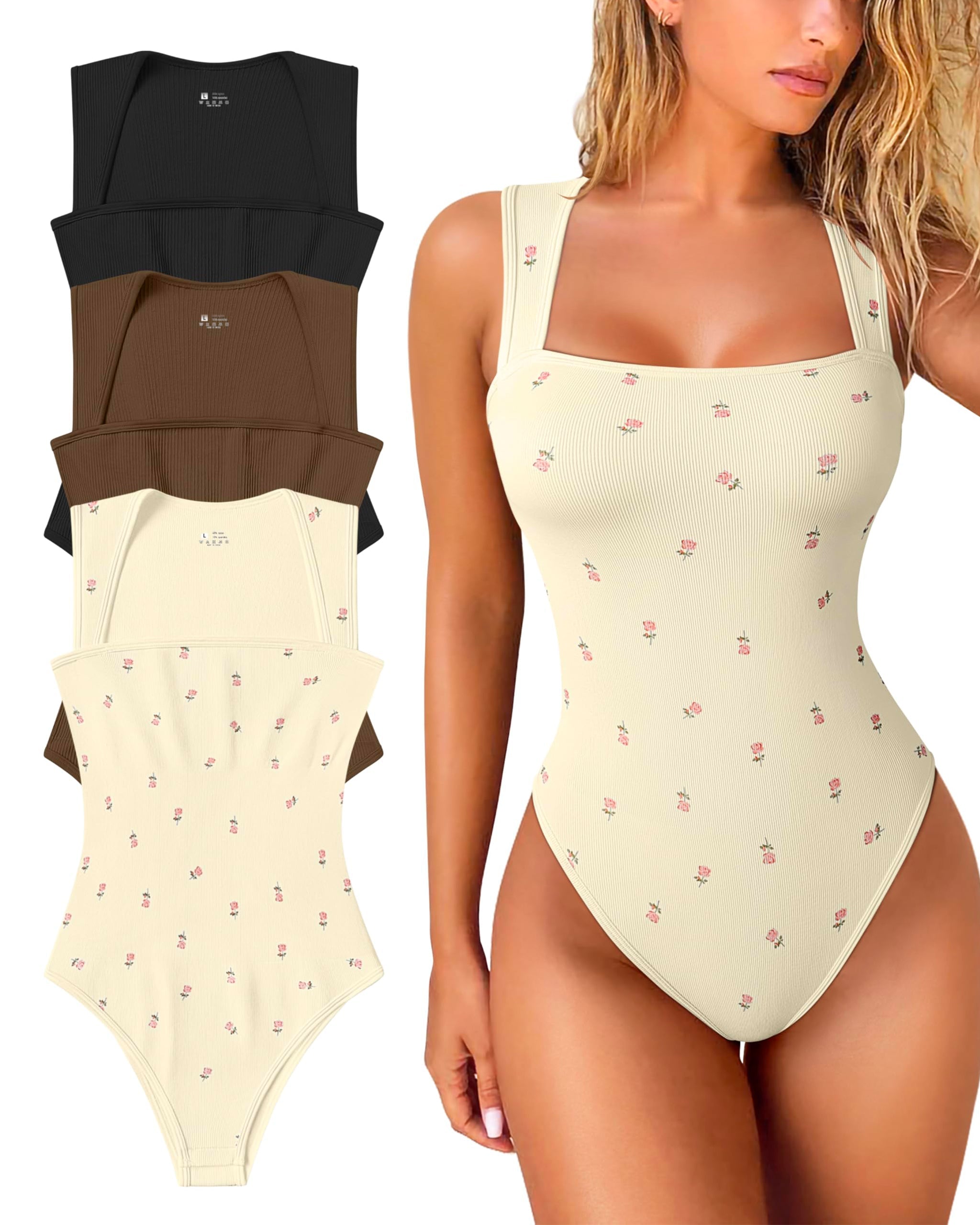 Body Seconda Pelle – Modellante con Collo Quadrato