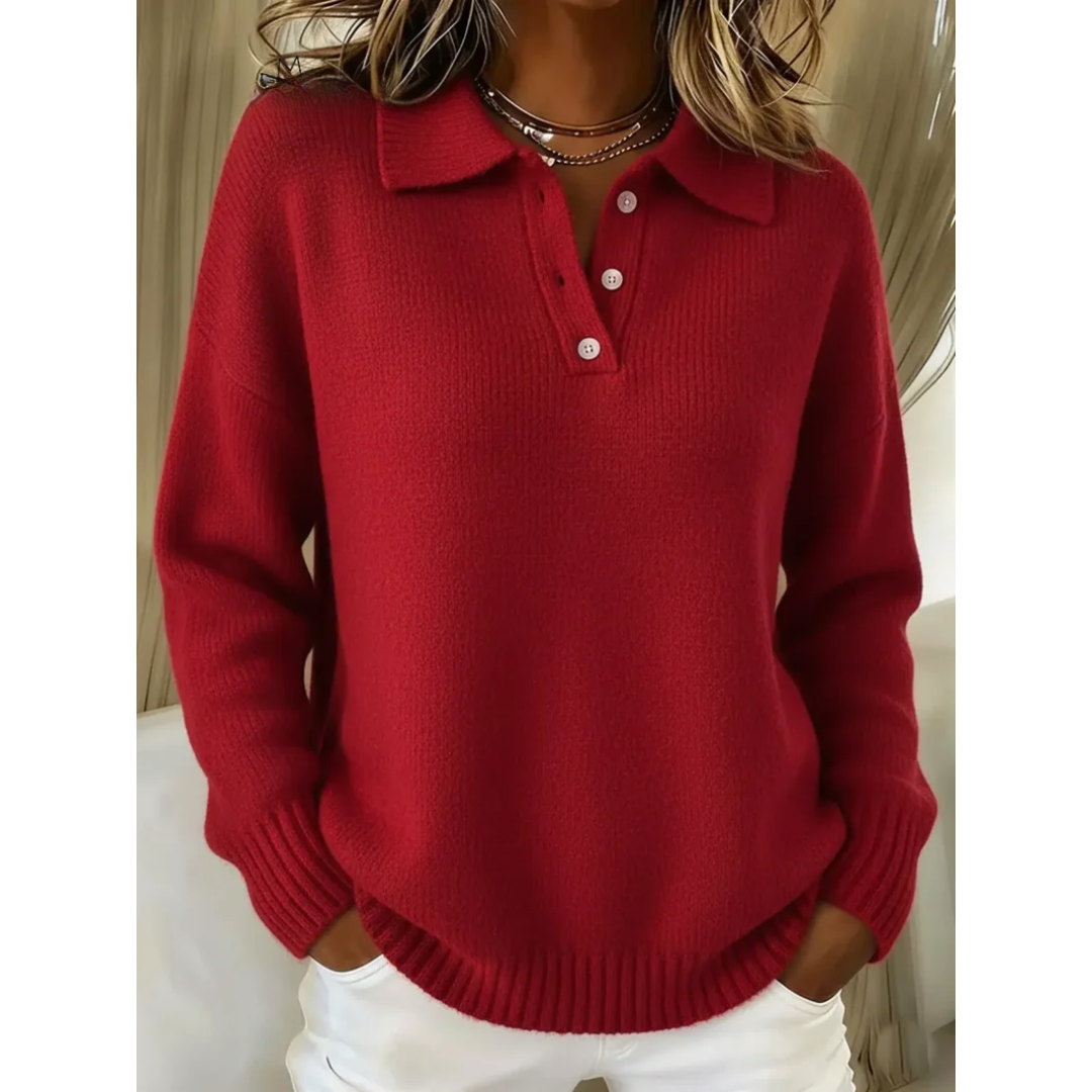 Maglione Quiete – Collo Polo Morbido