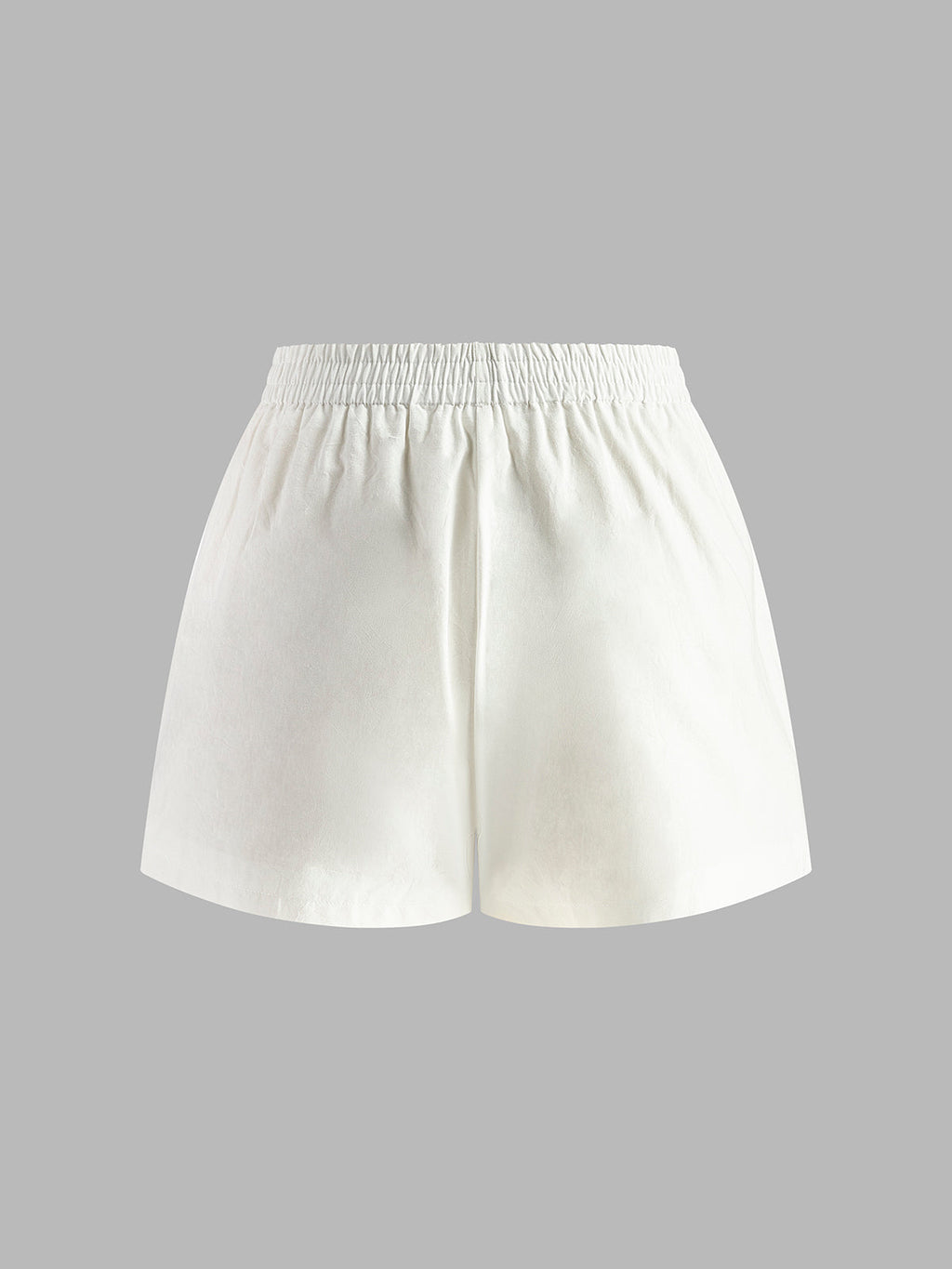 Completo Costiera – Top Halter e Shorts in Cotone e Lino