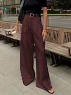 Pantalone Fluido – a Gamba Larga