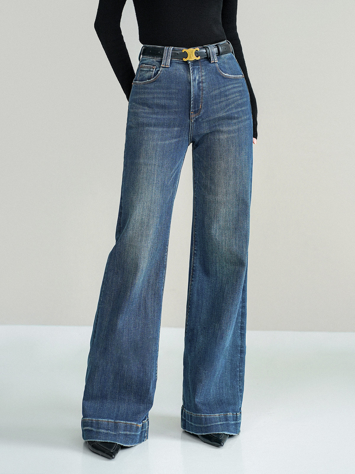 Jeans Slancio – bootcut a vita media