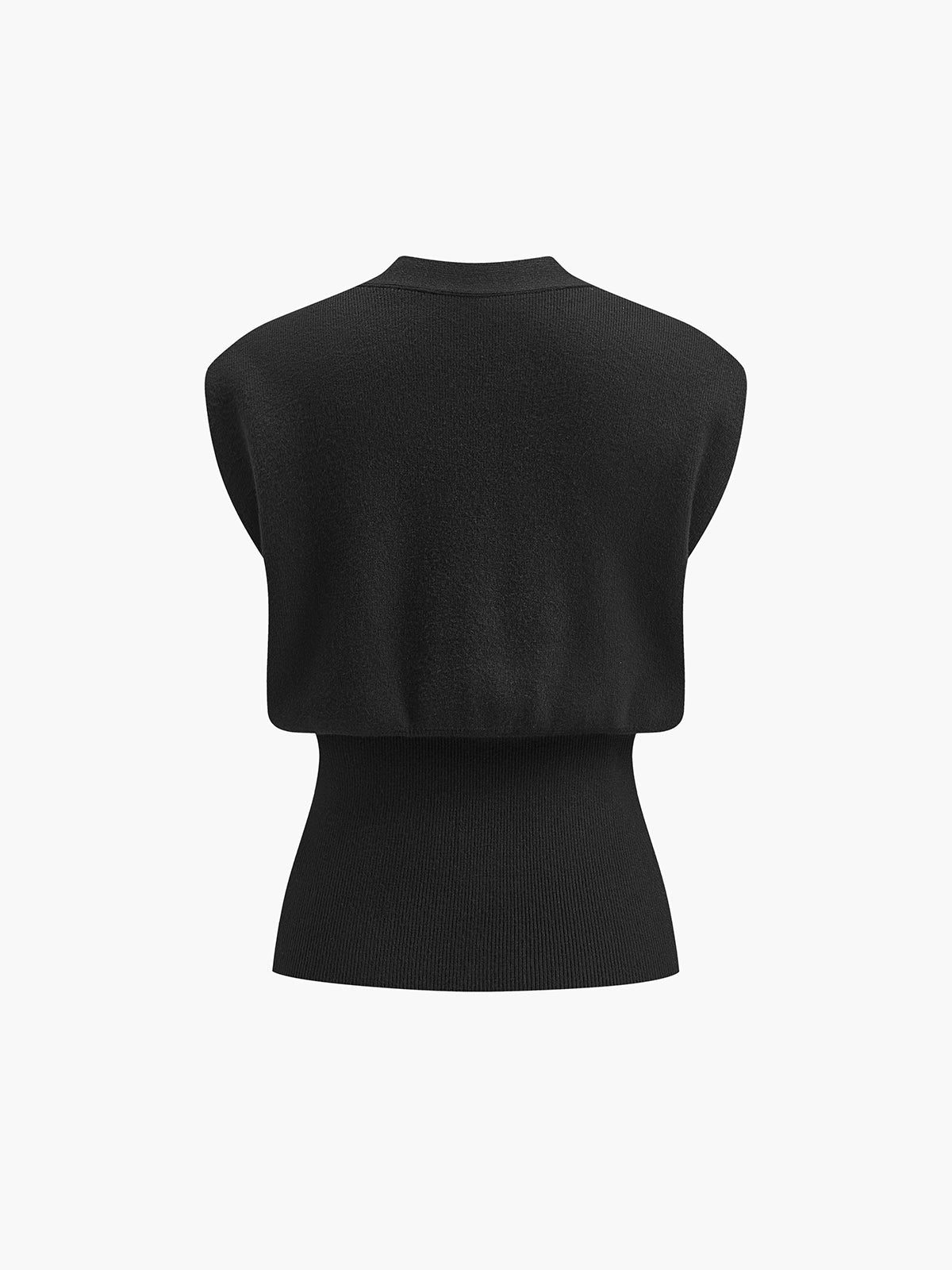 Gilet Sartoriale – Scollo a V con Bottoni