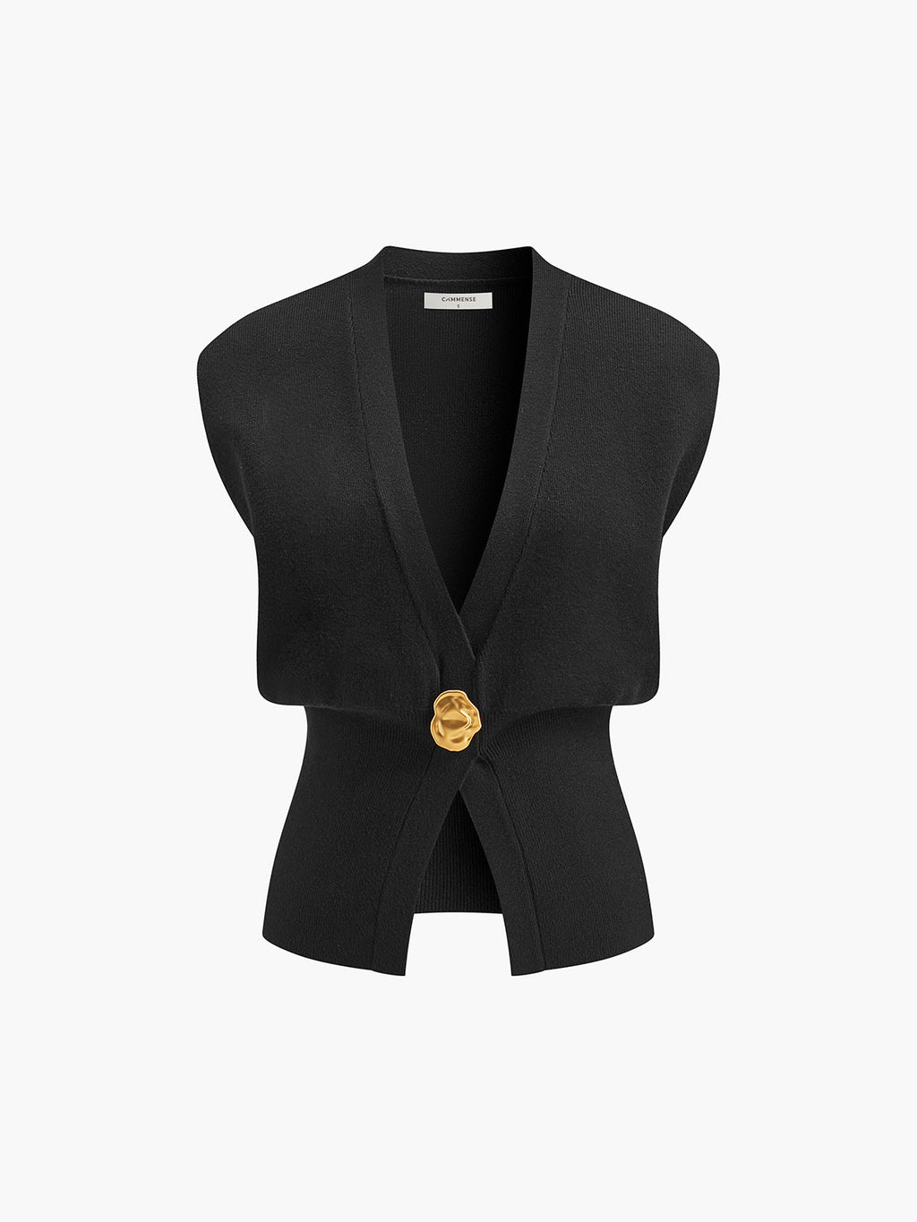Gilet Sartoriale – Scollo a V con Bottoni