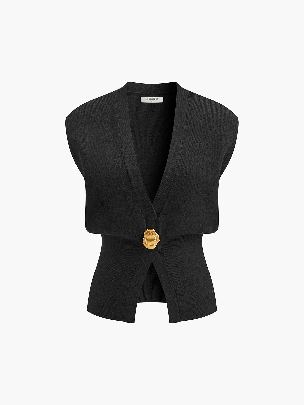 Gilet Sartoriale – Scollo a V con Bottoni
