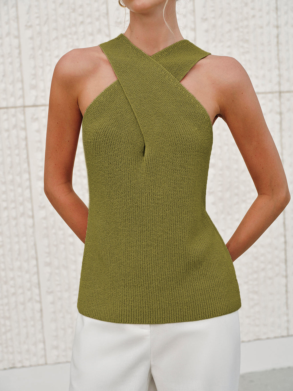 Top Allure – Collo Incrociato Halter