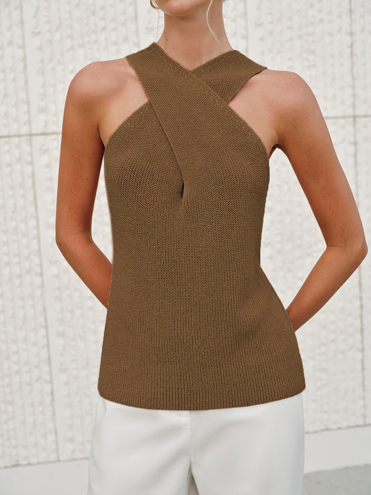 Top Allure – Collo Incrociato Halter