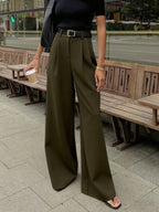 Pantalone Fluido – a Gamba Larga