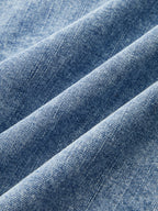 Camicia Atelier – Denim Senza Maniche con Collo a Cravatta