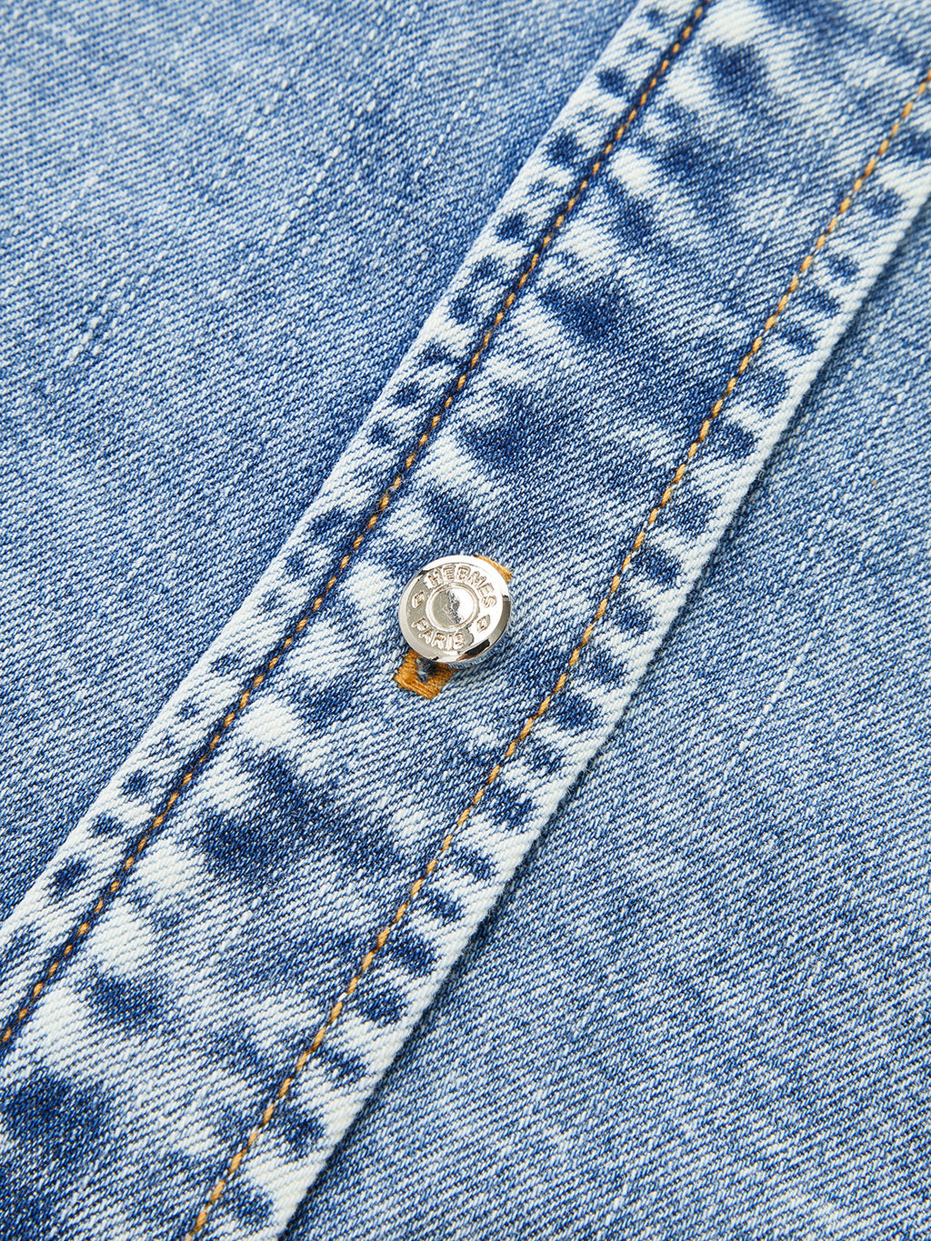 Camicia Atelier – Denim Senza Maniche con Collo a Cravatta