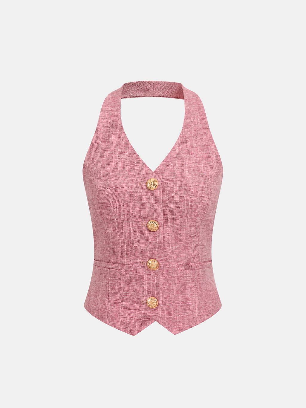 Completo Serata – Top Halter e Pantalone a Gamba Larga