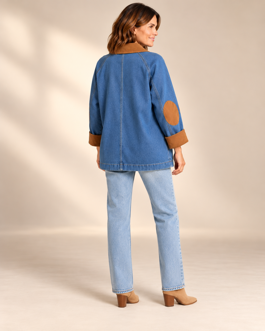 Giacca Campagna – denim con velluto a coste