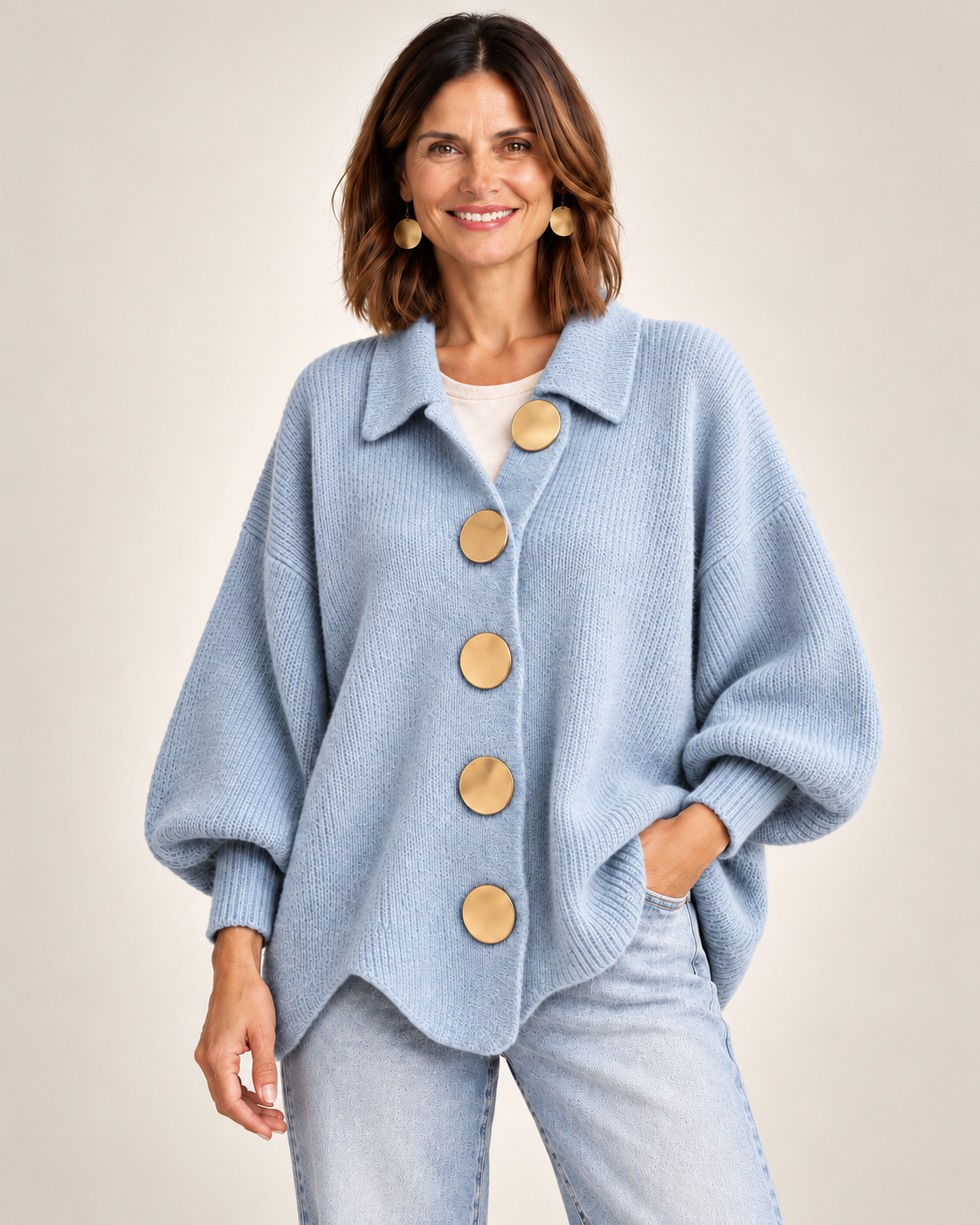 Cardigan Fascino – Azzurro