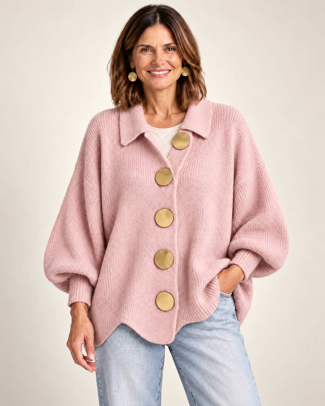 Cardigan Fascino – Rosa