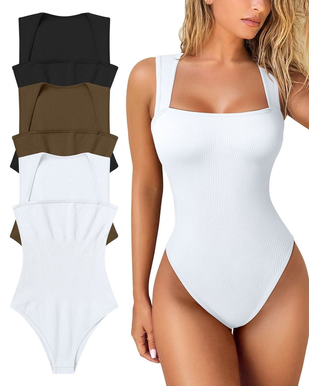 Body Seconda Pelle – Modellante con Collo Quadrato