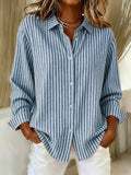 Camicia Riviera – A Righe con Bottoni
