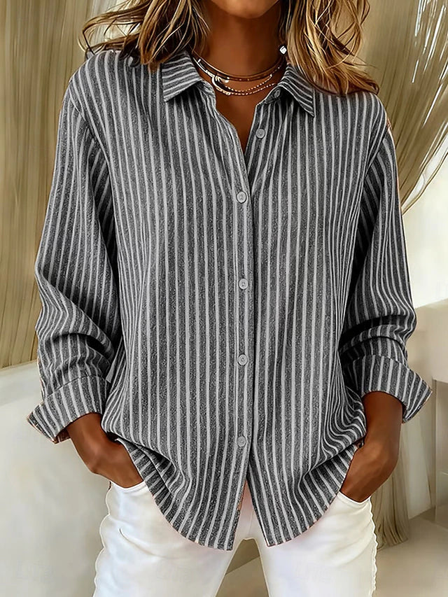 Camicia Riviera – A Righe con Bottoni