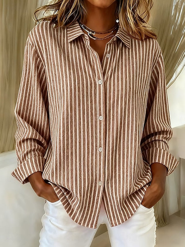 Camicia Riviera – A Righe con Bottoni