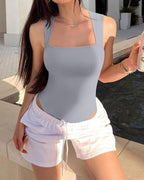 Body Seconda Pelle – Modellante con Scollo Quadrato