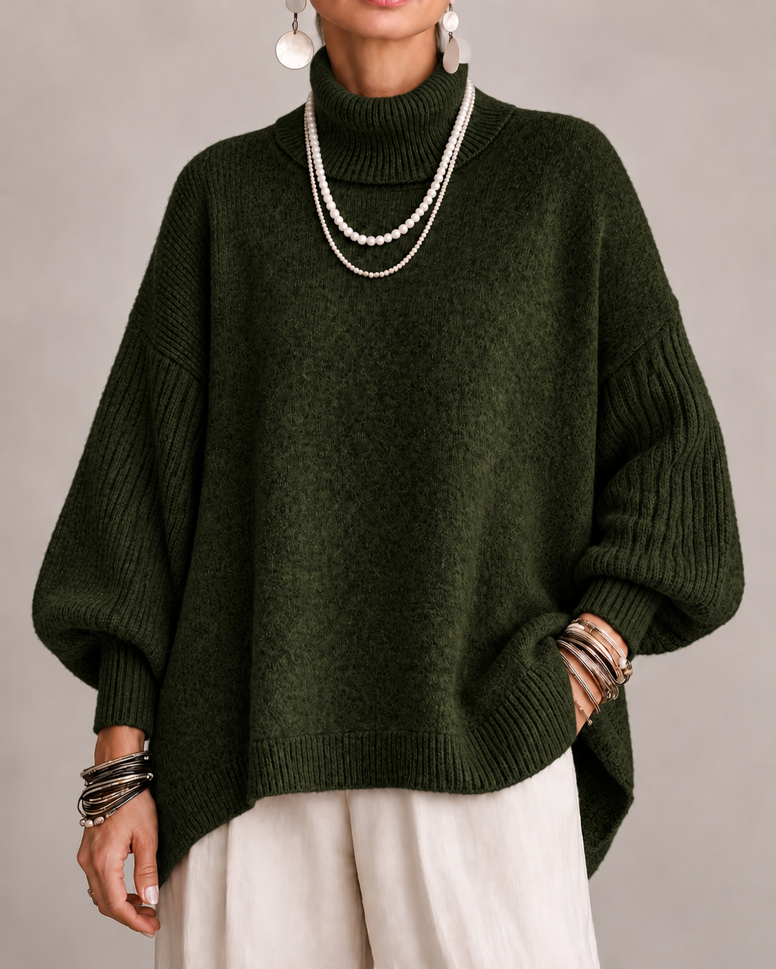 Maglione Abbraccio – Verde Oliva