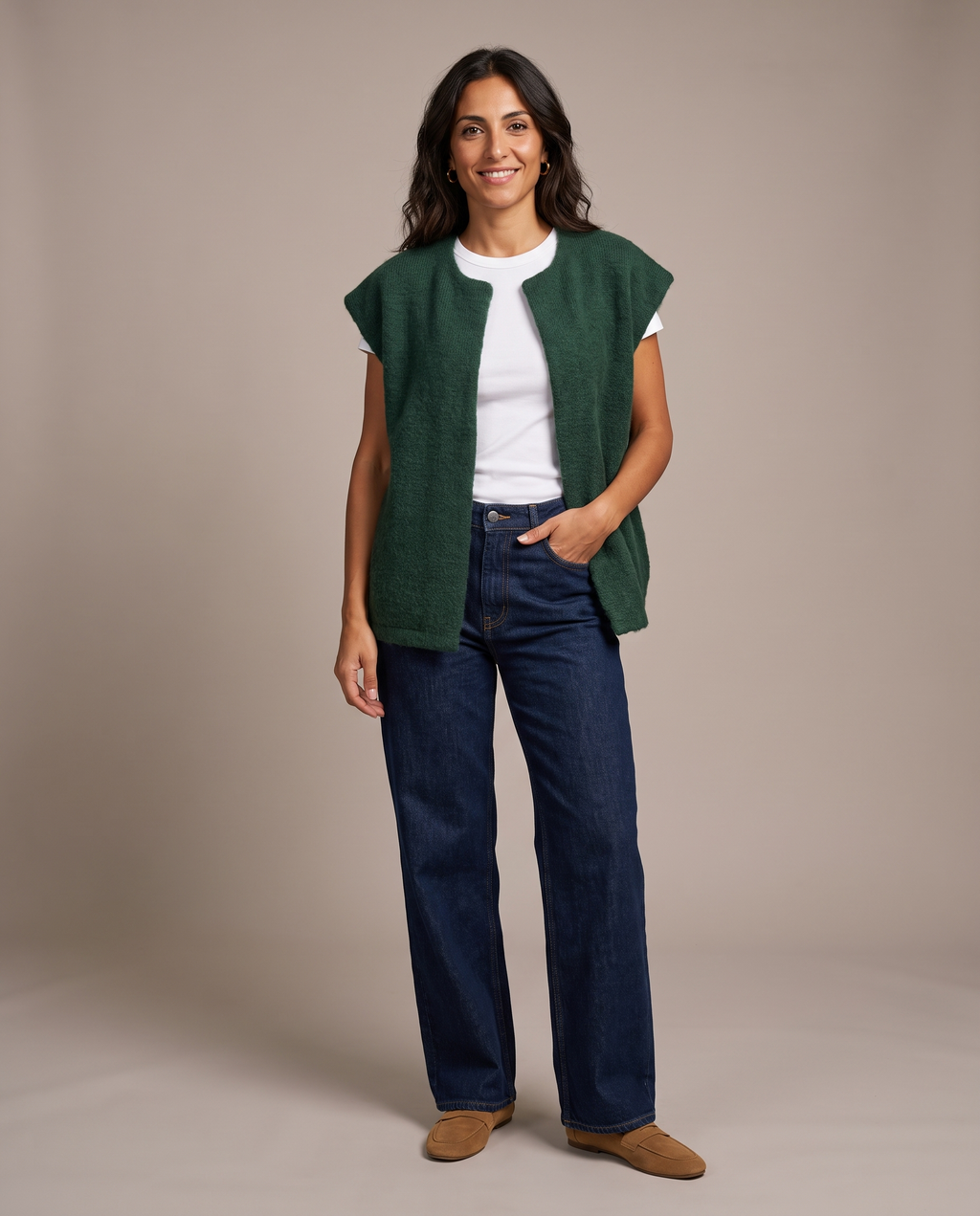 Gilet Coccola – Aperto in Maglia Morbida