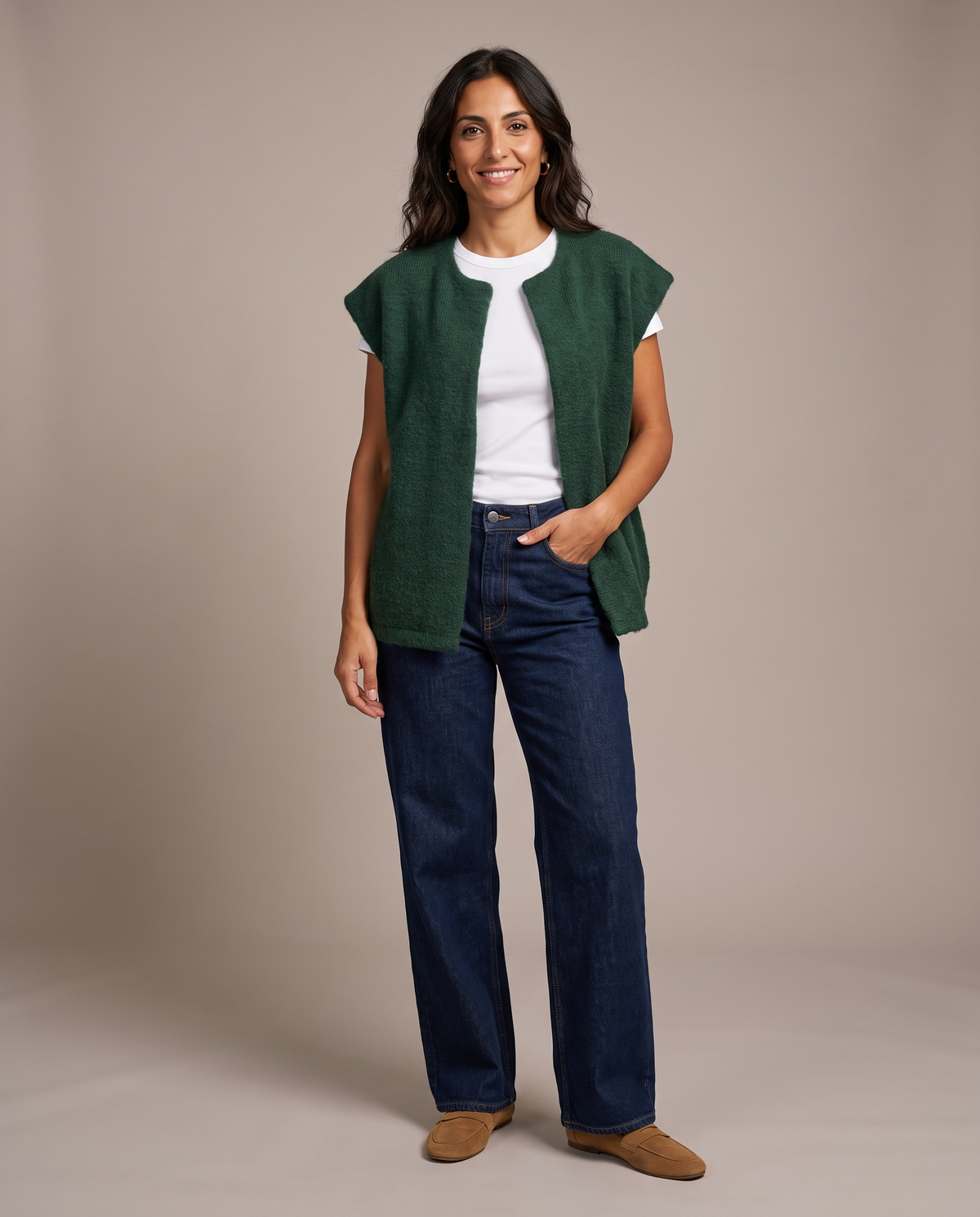 Gilet Coccola – Aperto in Maglia Morbida