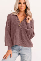 Maglione Anima – Effetto Vintage con Bottoni
