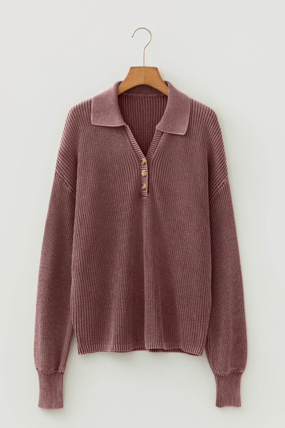Maglione Anima – Effetto Vintage con Bottoni