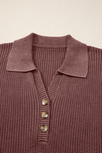 Maglione Anima – Effetto Vintage con Bottoni