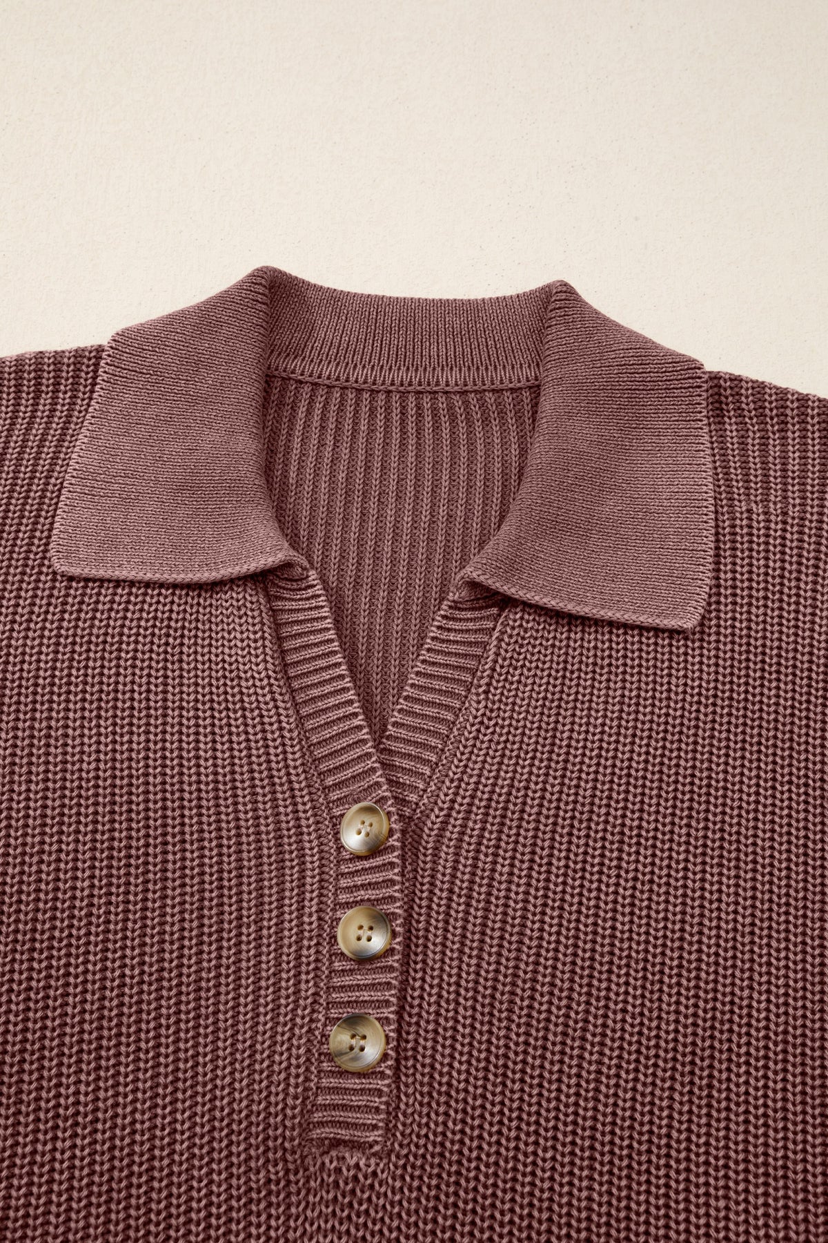 Maglione Anima – Effetto Vintage con Bottoni