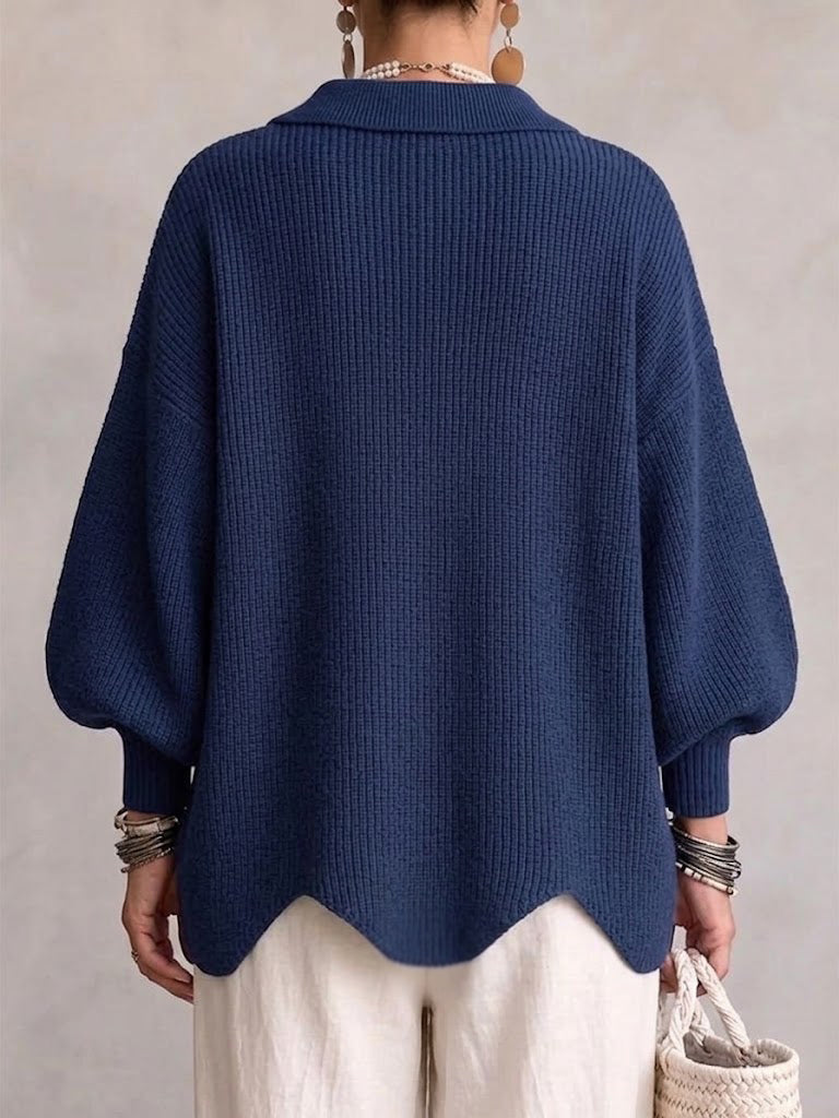 Cardigan Fascino – Oversize con Bottoni Dorati