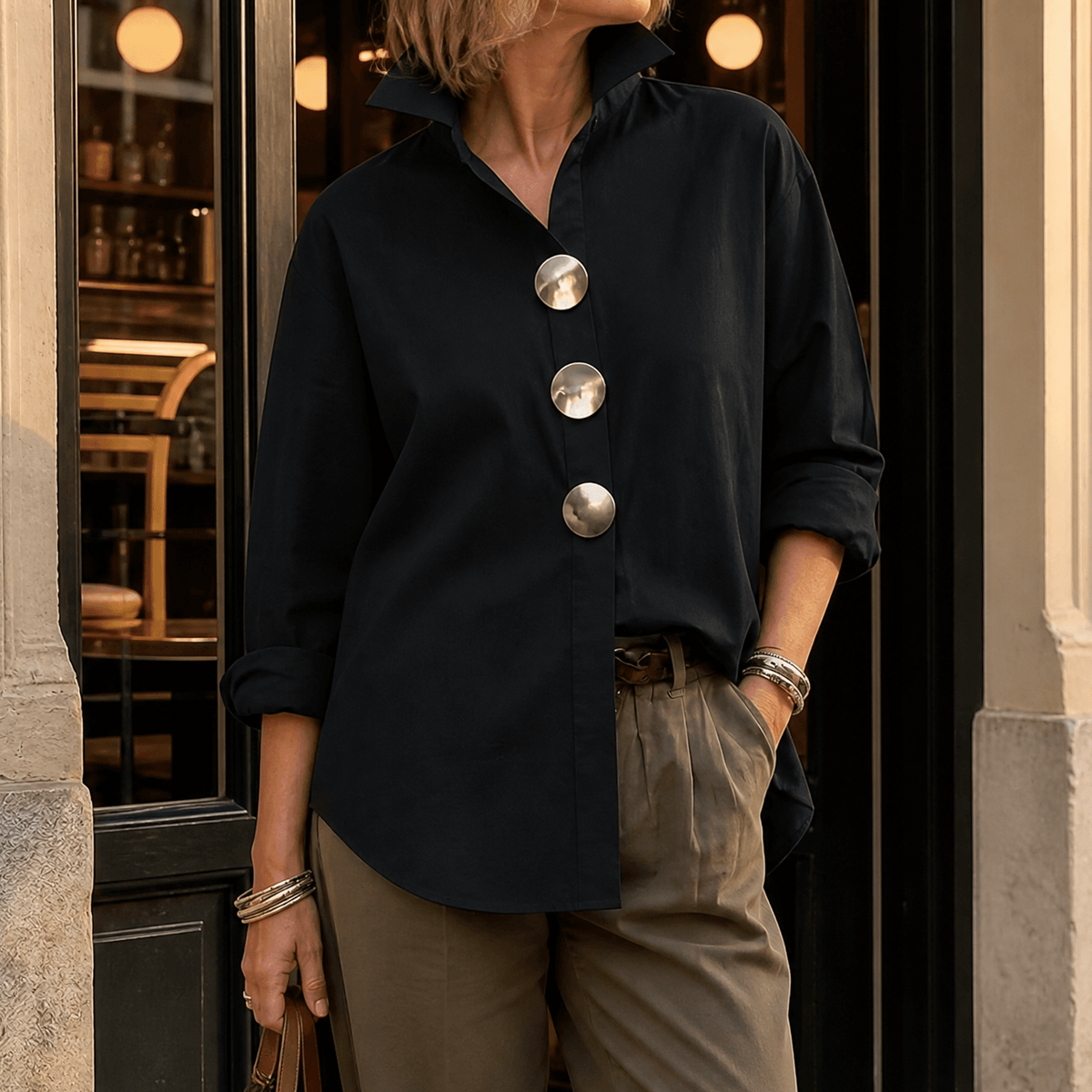 Blusa Luna – Nero